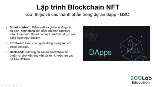 Khoá học Lập Trình Blockchain NFT Marketplace, Web3 200Lab