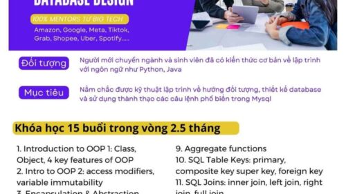 Khóa Học Object-Oriented Design & Database Design Cùng Engineer Pro