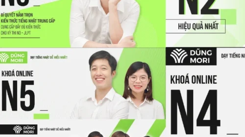 Bộ Khóa học Tiếng Nhật Dũng Mori - Dungmori.com