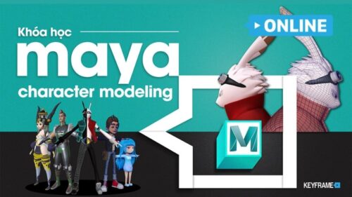 50 Giờ Học 3D Maya Character Modeling Online Mới Nhất 2025 (Khoá học đang bảo trì)