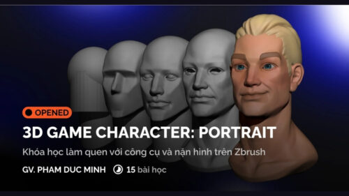Khoá Học 3D Game Art Thiết Kế Nhân Vật Chân Dung Chuyên Nghiệp Digiart Academy