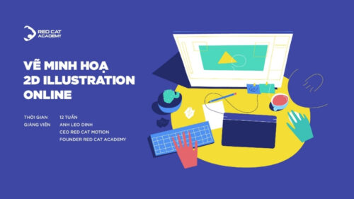 Khoá Học Vẽ Minh Hoạ 2D Vector Online Redcat Academy