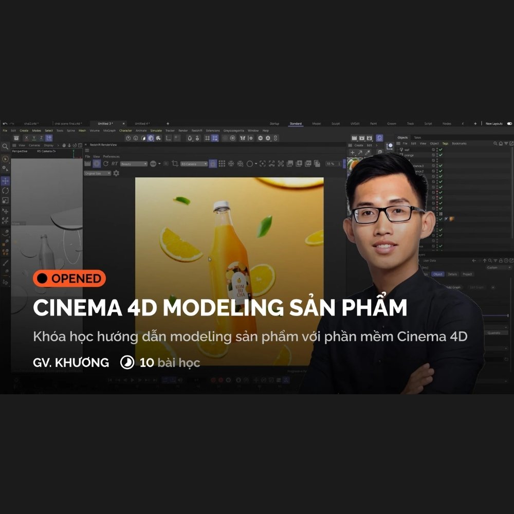 Khoá Học Cinema4D Modeling Sản Phẩm Digiart Academy Khoá Học Cinema4D Modeling Sản Phẩm Digiart Academy