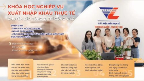 Khoá Học Nghiệp Vụ Xuất Nhập Khẩu Thực Tế Vietlog