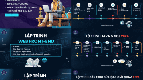 Combo 8 Khoá Học Lập Trình của 28Tech (C/C++| SQL | Python | Frontend | Backend | Java | CTDL&GT)