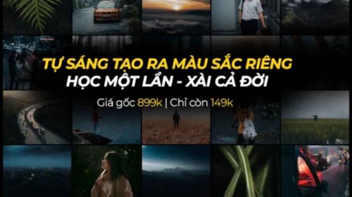 Khóa Học Cropfoto – Chỉnh Màu Ảnh Từ Cơ Bản Đến Nâng Cao